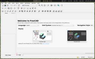 FreeCAD (parametric 3D CAD - heavy), running on Copal