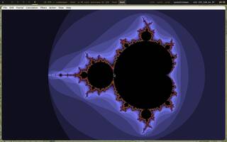 XaoS (fractal zoomer), running on Copal
