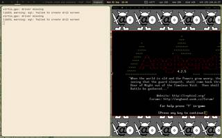 Angband (roguelike), running on Copal