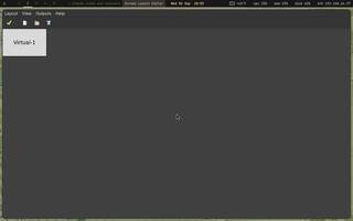 Display layout, running on Copal