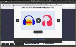 Audacity (audio editor), running on Copal