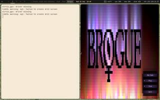 Brogue (roguelike), running on Copal