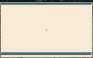 cmus (audio - terminal), running on Copal