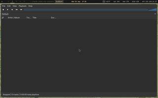 DeaDBeeF (audio player), running on Copal