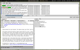 git-gui + gitk, running on Copal