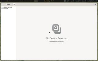 Disk utility (format, image, SMART), running on Copal