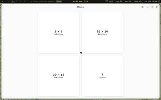 Minesweeper, running on Copal