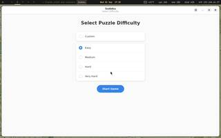 Sudoku, running on Copal