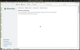KDevelop (IDE - GDB breakpoints), running on Copal
