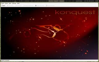 Konquest (galactic strategy), running on Copal