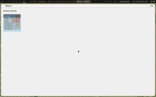 KRetro (Libretro front end, early), running on Copal