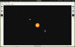 KSpaceDuel (space combat), running on Copal