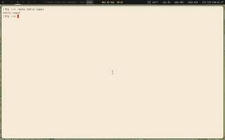 lftp (FTP - terminal), running on Copal