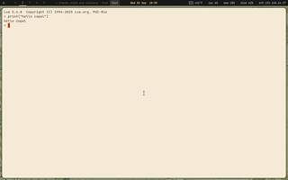 Lua 5.4 + LuaJIT, running on Copal