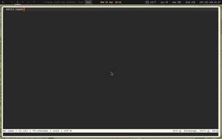 micro (terminal - modeless), running on Copal