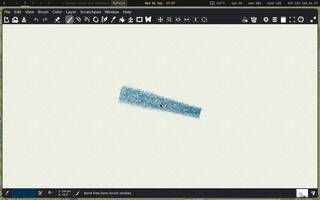 MyPaint (natural media painting), running on Copal