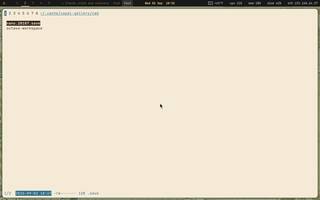 nnn (terminal file manager), running on Copal
