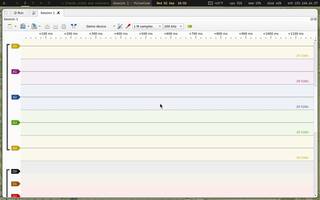 PulseView (oscilloscope + logic analyser), running on Copal