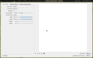 Skanlite (scanner), running on Copal