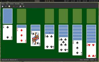 Solitaire, running on Copal