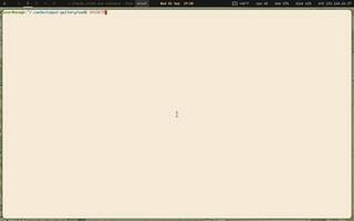 rxvt-unicode (light, the Copal default), running on Copal