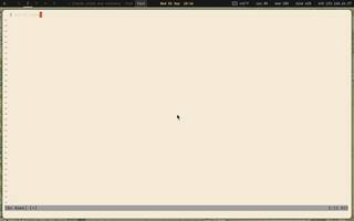 Vim + spell check, running on Copal
