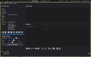 VICE vsid (Commodore 64 SID player), running on Copal
