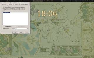 winecfg, running on Copal