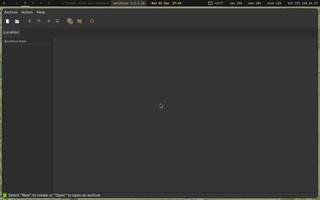 Xarchiver (zip/tar/7z), running on Copal