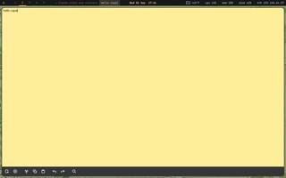 Sticky notes, running on Copal